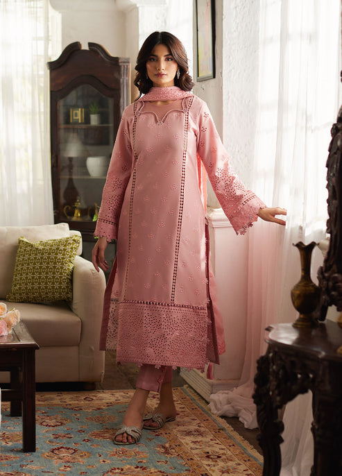 Bin Ilyas | Carnival Summer Edit 25 | Zerin XS Tea Pink Lawn