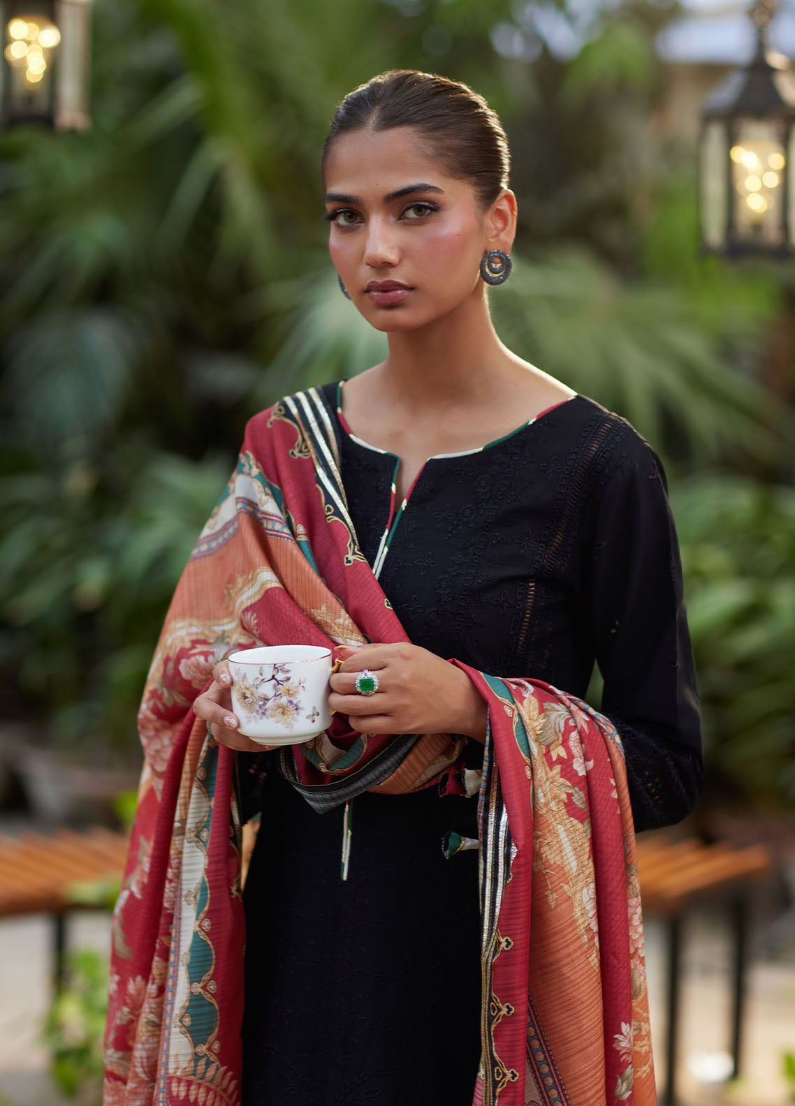 Bin Ilyas | Carnival Summer Edit 25 | Solene M Black Lawn