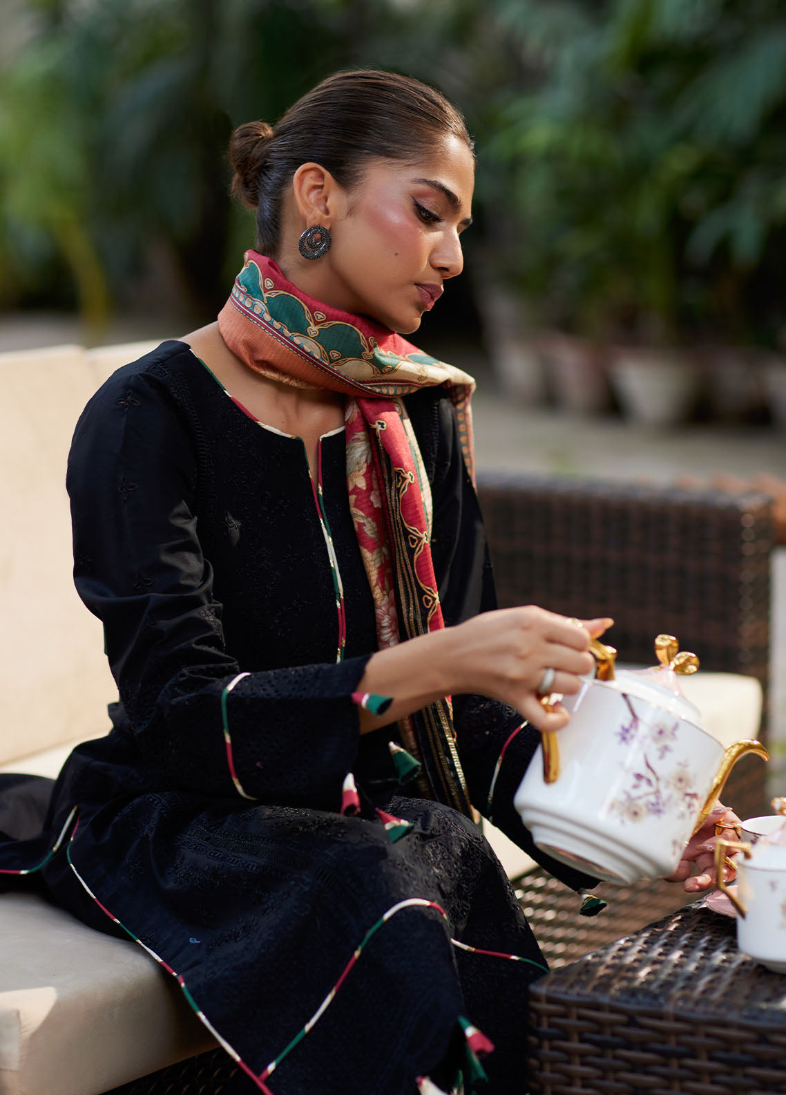 Bin Ilyas | Carnival Summer Edit 25 | Solene L Black Lawn