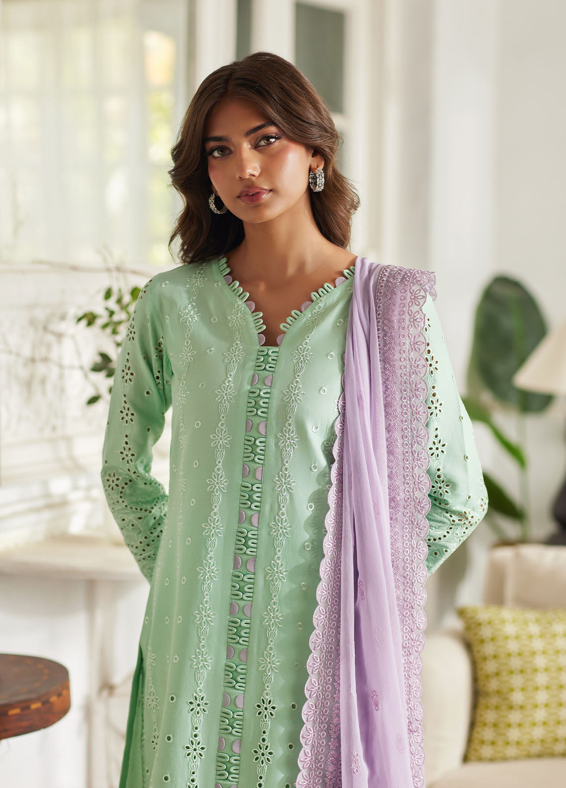 Bin Ilyas | Carnival Summer Edit 25 | Alira M Pistachio Lawn