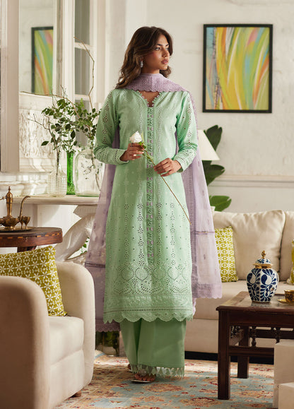 Bin Ilyas | Carnival Summer Edit 25 | Alira Custom Size Pistachio Lawn