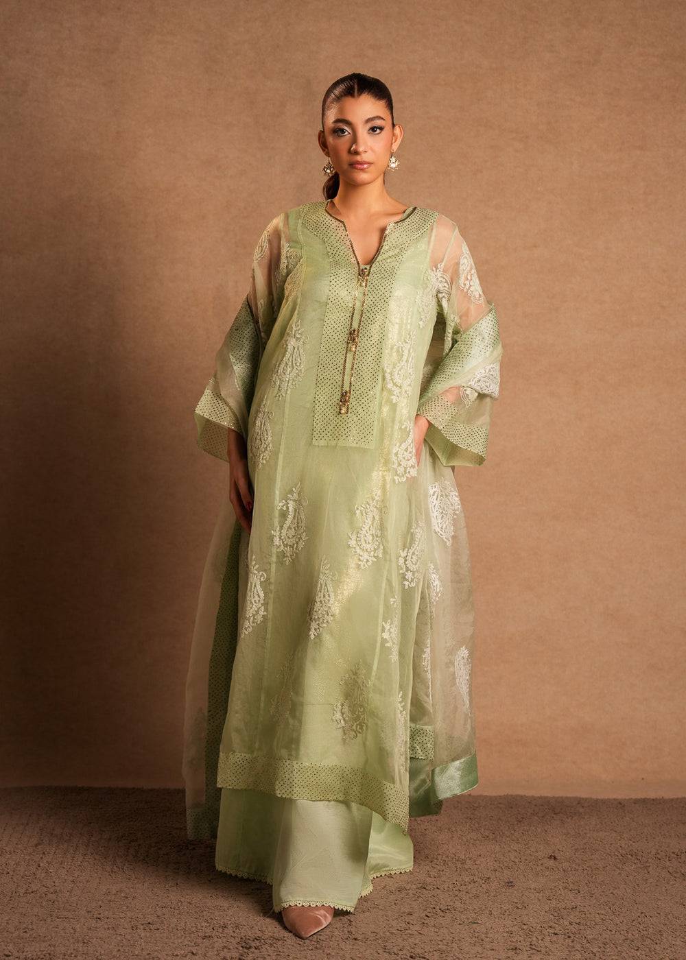 Laj | Festive Eid 25 | PRT-418 - Pakistani Designer Dress - by Laj | Type: Ladies Clothes - 100% Original at Saira Sultan