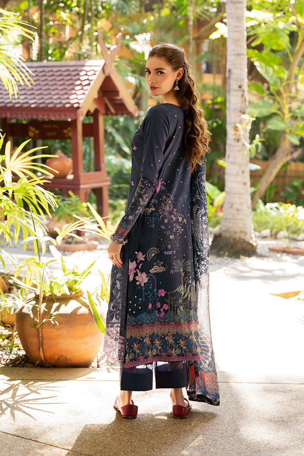 Ramsha | Ghazal Luxury Lawn | M Black Lawn