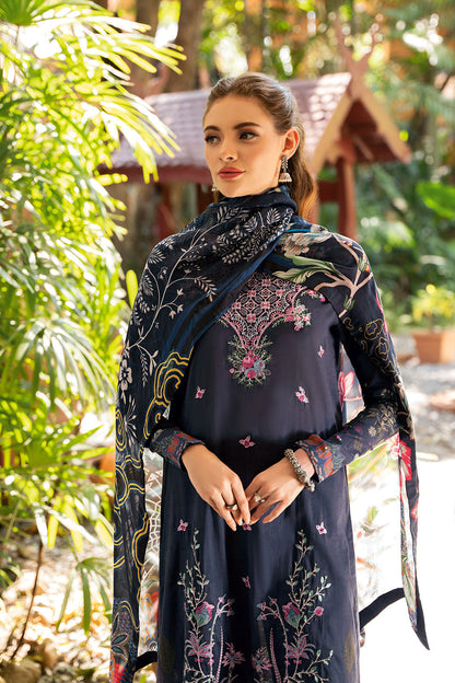 Ramsha | Ghazal Luxury Lawn | S Black Lawn