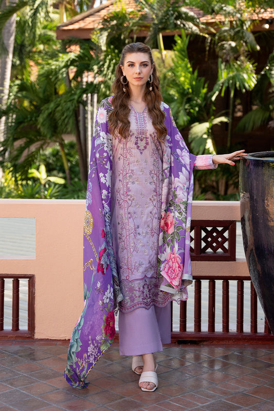 Ramsha | Ghazal Luxury Lawn | G-310 XS Lilac Lawn