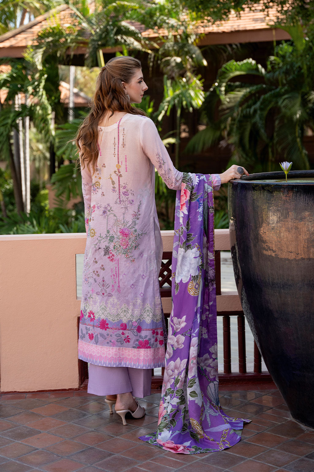 Ramsha | Ghazal Luxury Lawn | G-310 S Lilac Lawn