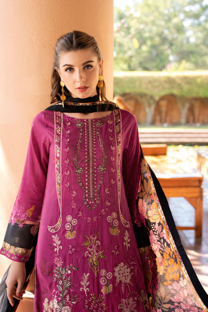 Ramsha | Ghazal Luxury Lawn | G-311 M Magenta Lawn