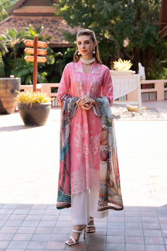 Ramsha | Ghazal Luxury Lawn | G-307 XS Ash Pink Lawn