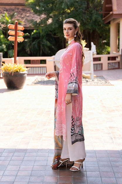 Ramsha | Ghazal Luxury Lawn | G-307 XL Ash Pink Lawn