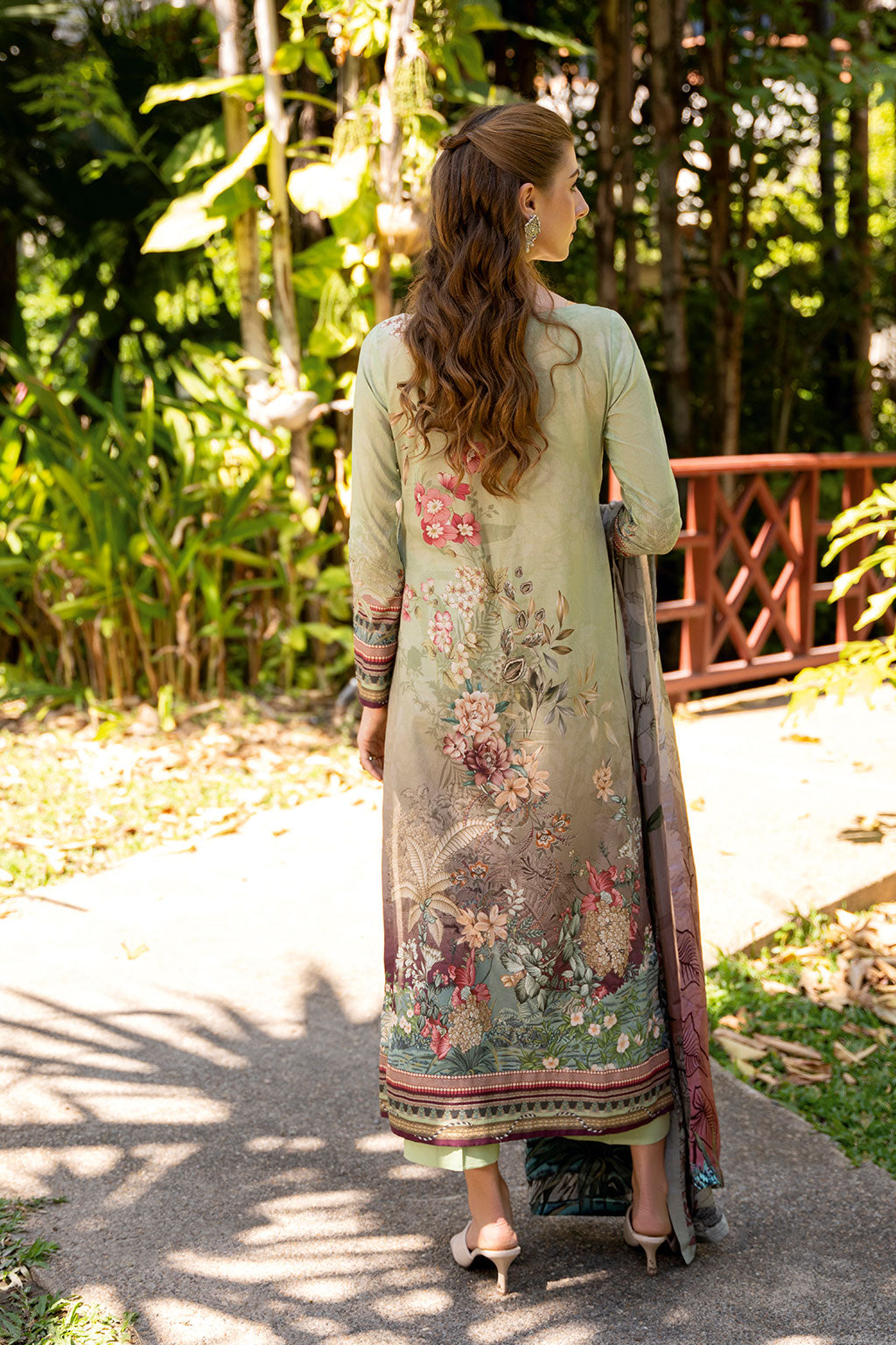 Ramsha | Ghazal Luxury Lawn | G-304 S Mint Gray Lawn
