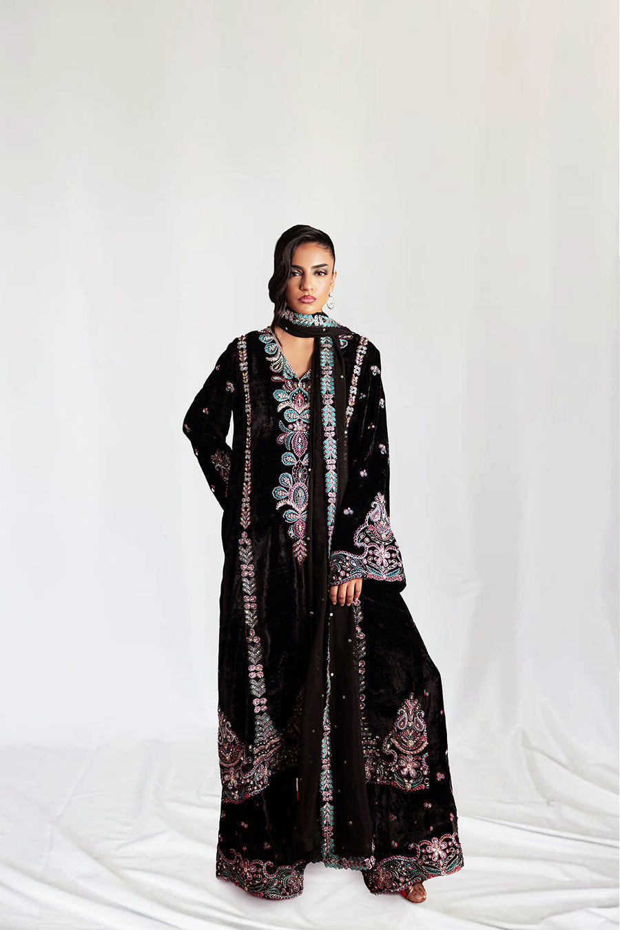 Saira Rizwan | Velvet Pret 25 | ZARQ-SRVP25-03 by Saira Rizwan - Designer Dress - Type : Ladies Clothes - Available at Saira Sultan - 100% Original 