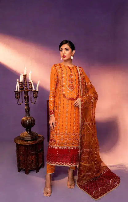 Gisele | Zarish Festive Collection 23 | Gul Makai - Pakistani Designer Dress - by Gisele | Type: Formal - 100% Original at Saira Sultan