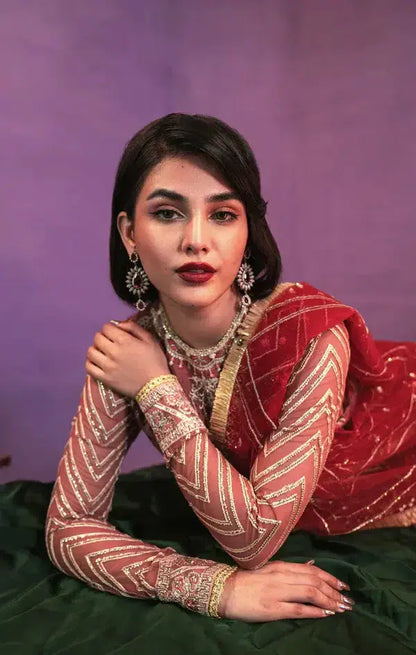 Gisele | Zarish Festive Collection 23 | Serina - Pakistani Designer Dress - by Gisele | Type: Bridal - 100% Original at Saira Sultan