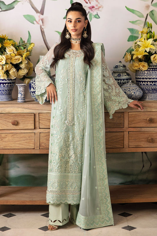 Gulaal | Embroidered Chiffon 24 | Jade - Pakistani Designer Dress - by Gulaal | Type: Formal - 100% Original at Saira Sultan