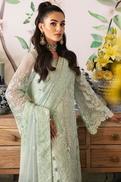 Gulaal | Embroidered Chiffon 24 | Jade - Pakistani Designer Dress - by Gulaal | Type: Formal - 100% Original at Saira Sultan