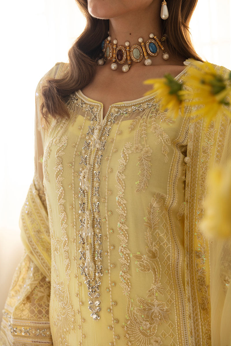 Gulaal | Embroidered Chiffon 24 | Estrella - Pakistani Designer Dress - by Gulaal | Type: Formal - 100% Original at Saira Sultan