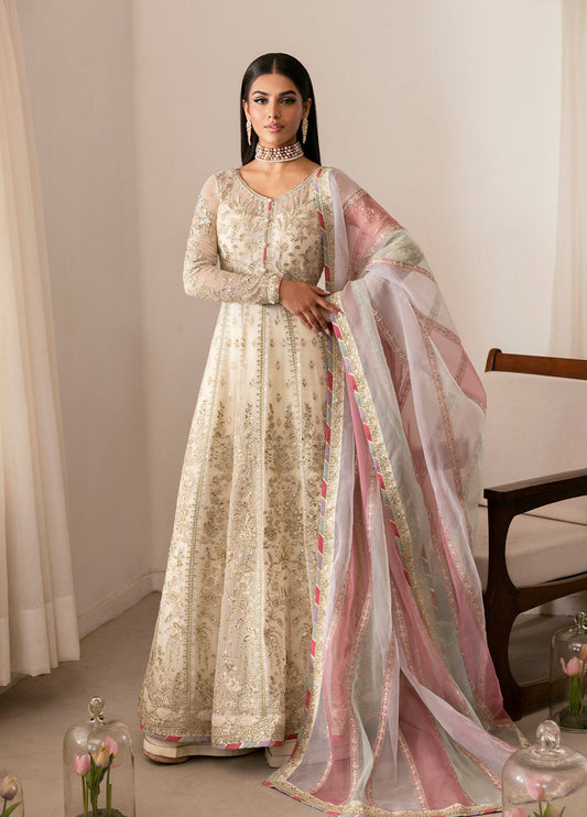 Gulaal | Reverie Embroidered Chiffon | CHIRAGH XS Pale Yellow Chiffon