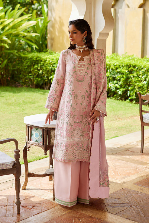 Gulaal | Luxury Lawn 25 | Magnolia XS Pink Lawn