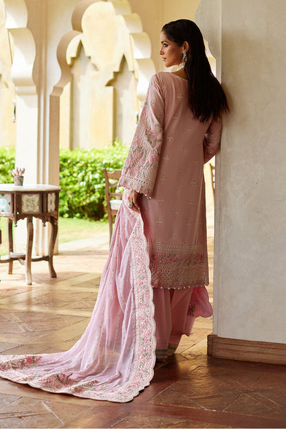 Gulaal | Luxury Lawn 25 | Magnolia S Pink Lawn