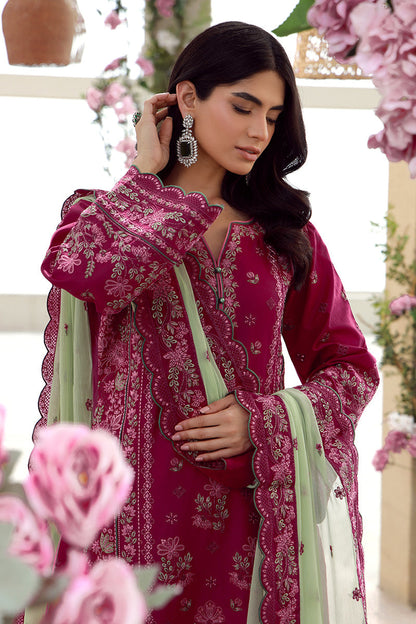 Gulaal | Festive Pret | Aaliyah M Fuchsia Lawn