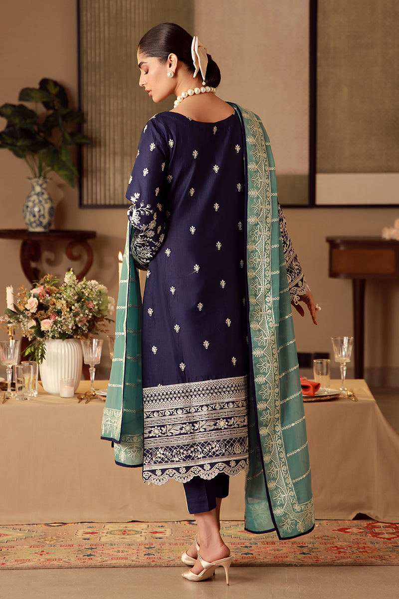 Gulaal | Festive Pret | Ziya S Dark Blue Lawn