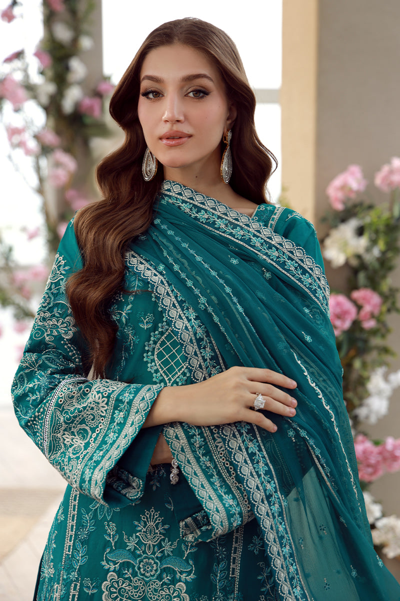 Gulaal | Festive Pret | Ariana L Emerald Green Lawn