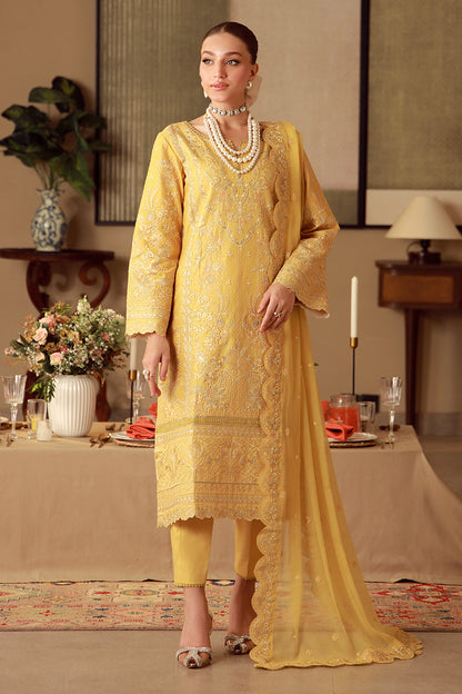 Gulaal | Festive Pret | Ura S Yellow Lawn