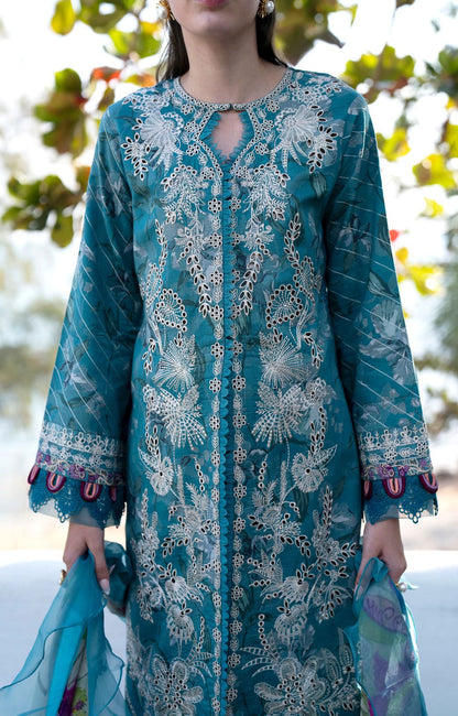 AJR Couture | Printakari Lawn 25 | Glory L Zinc Lawn