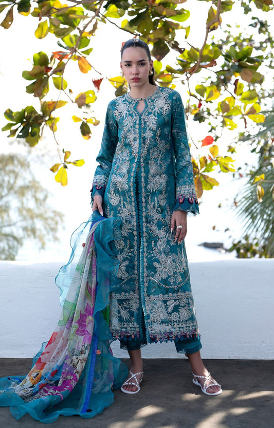 AJR Couture | Printakari Lawn 25 | Glory XS Zinc Lawn