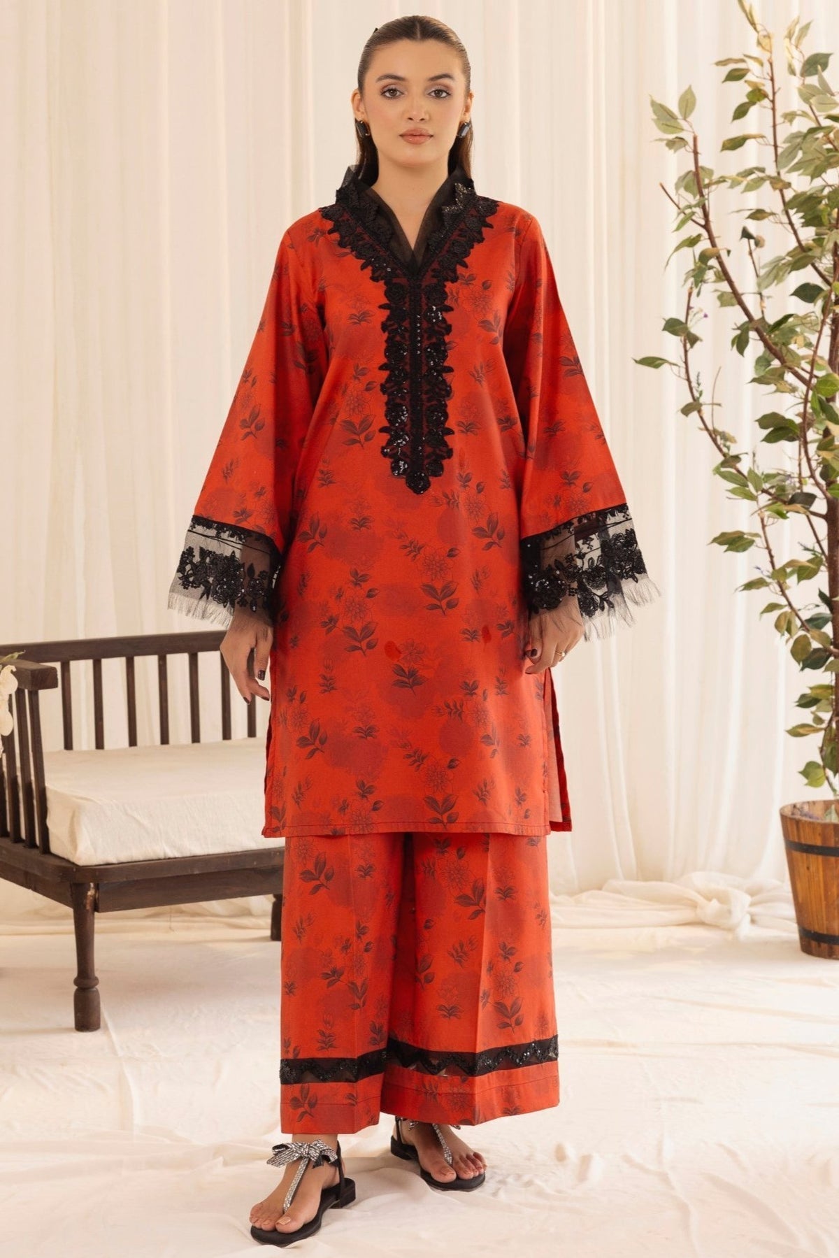 Mohagni | Tulip 25 | GLS-13 Custom Size pale red Cambric