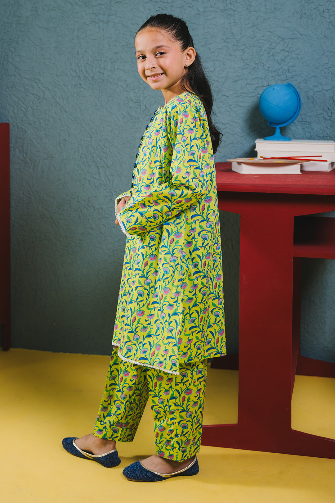Zellbury Girls | 2 Piece Cambric | Kurta Trouser - 2679