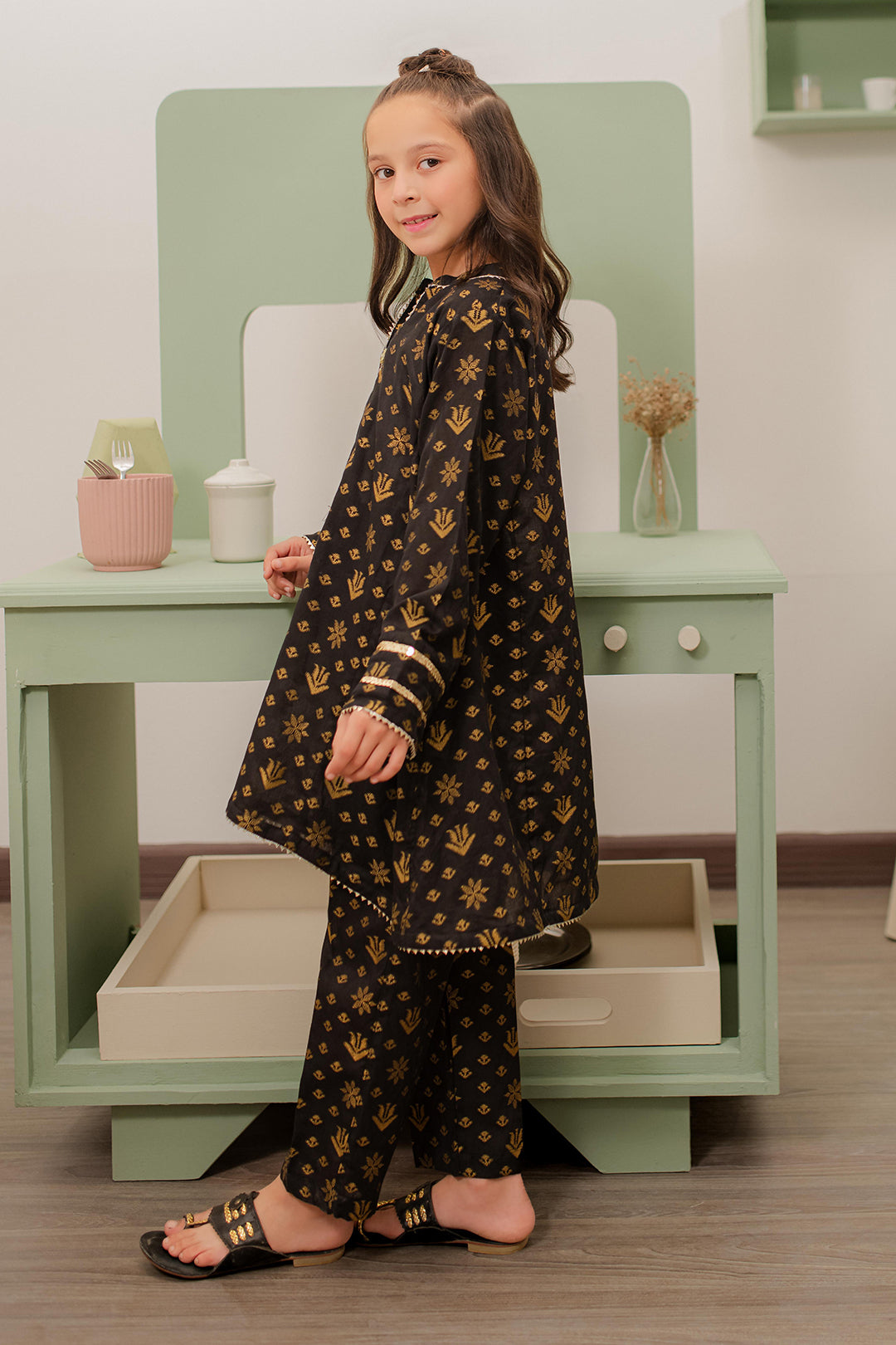 Zellbury Girls | 2 Piece Jacquard | Kurta Trouser - 2697