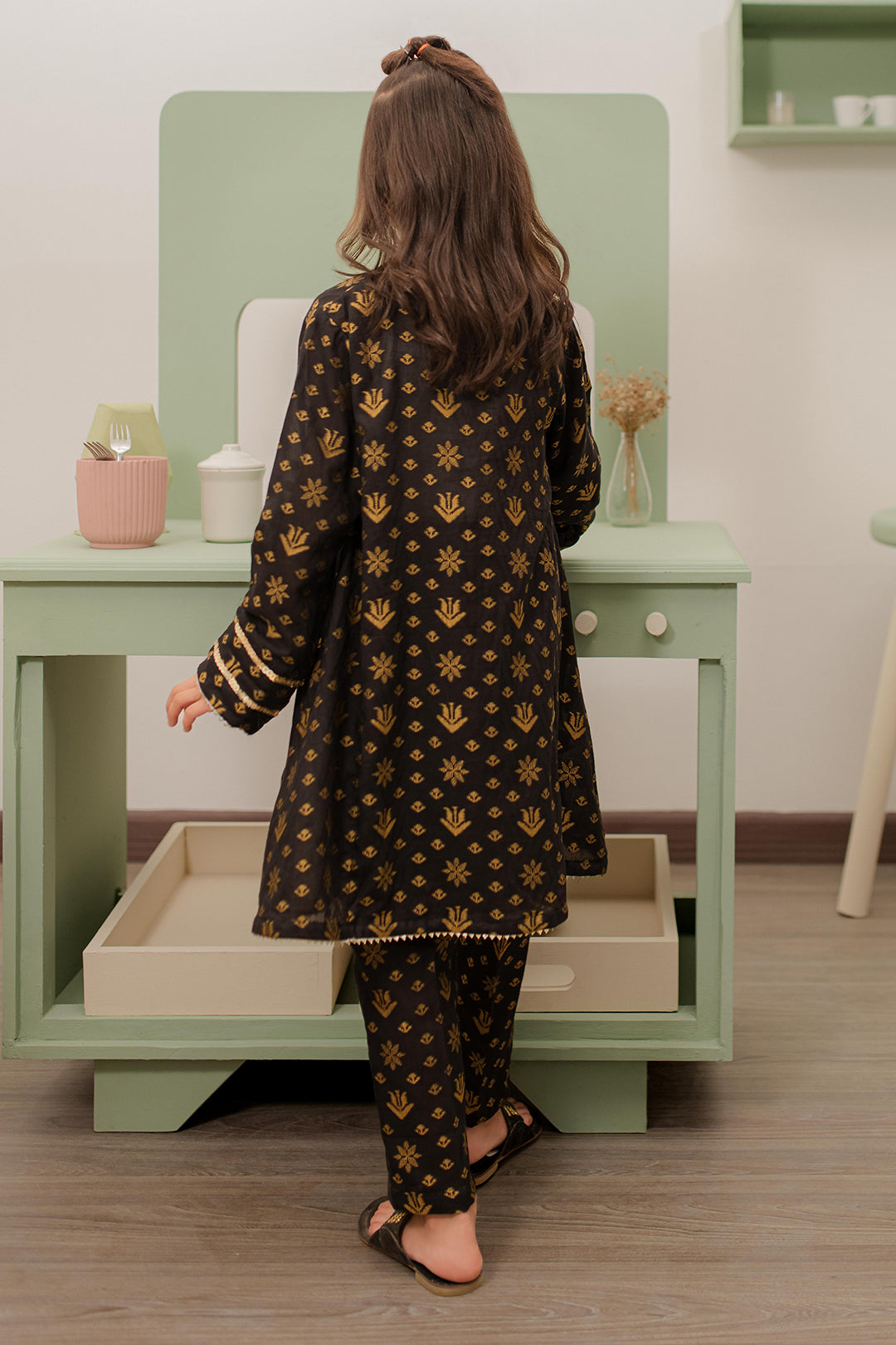 Zellbury Girls | 2 Piece Jacquard | Kurta Trouser - 2697