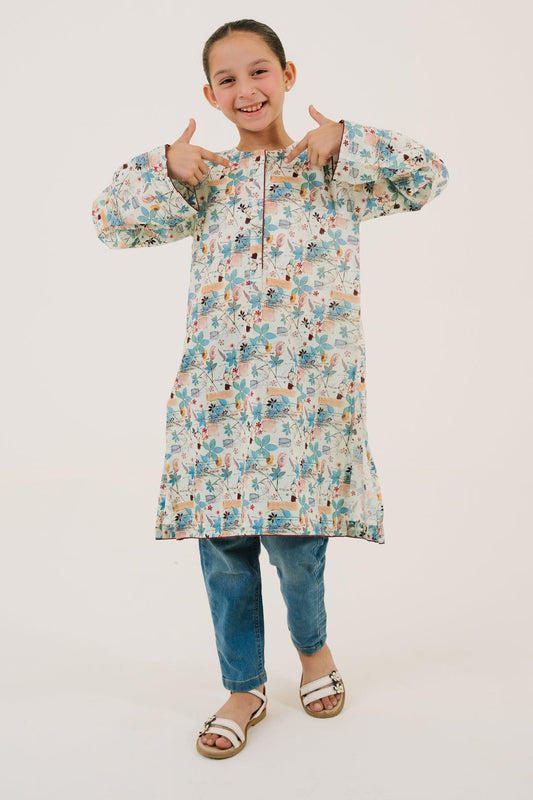 Zellbury Girls | 1 Piece Lawn | Kurta - 1436