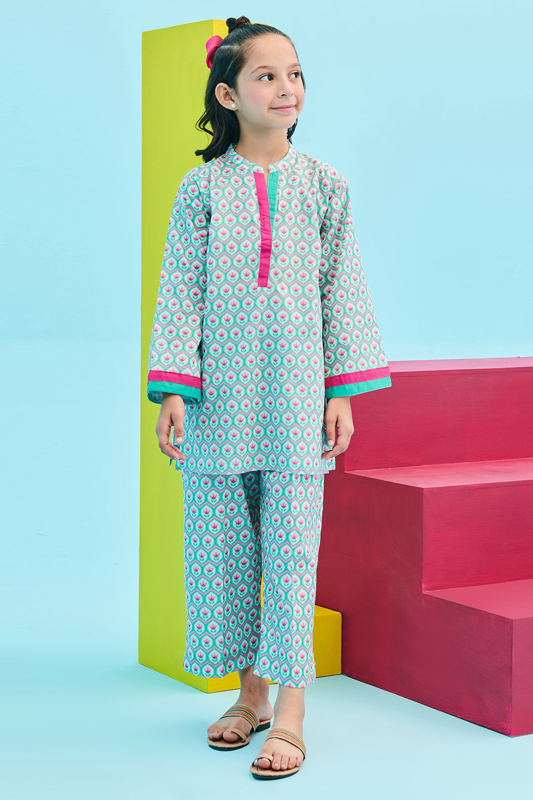 Zellbury Girls | 2 Piece Lawn | Kurta Trouser - 2411