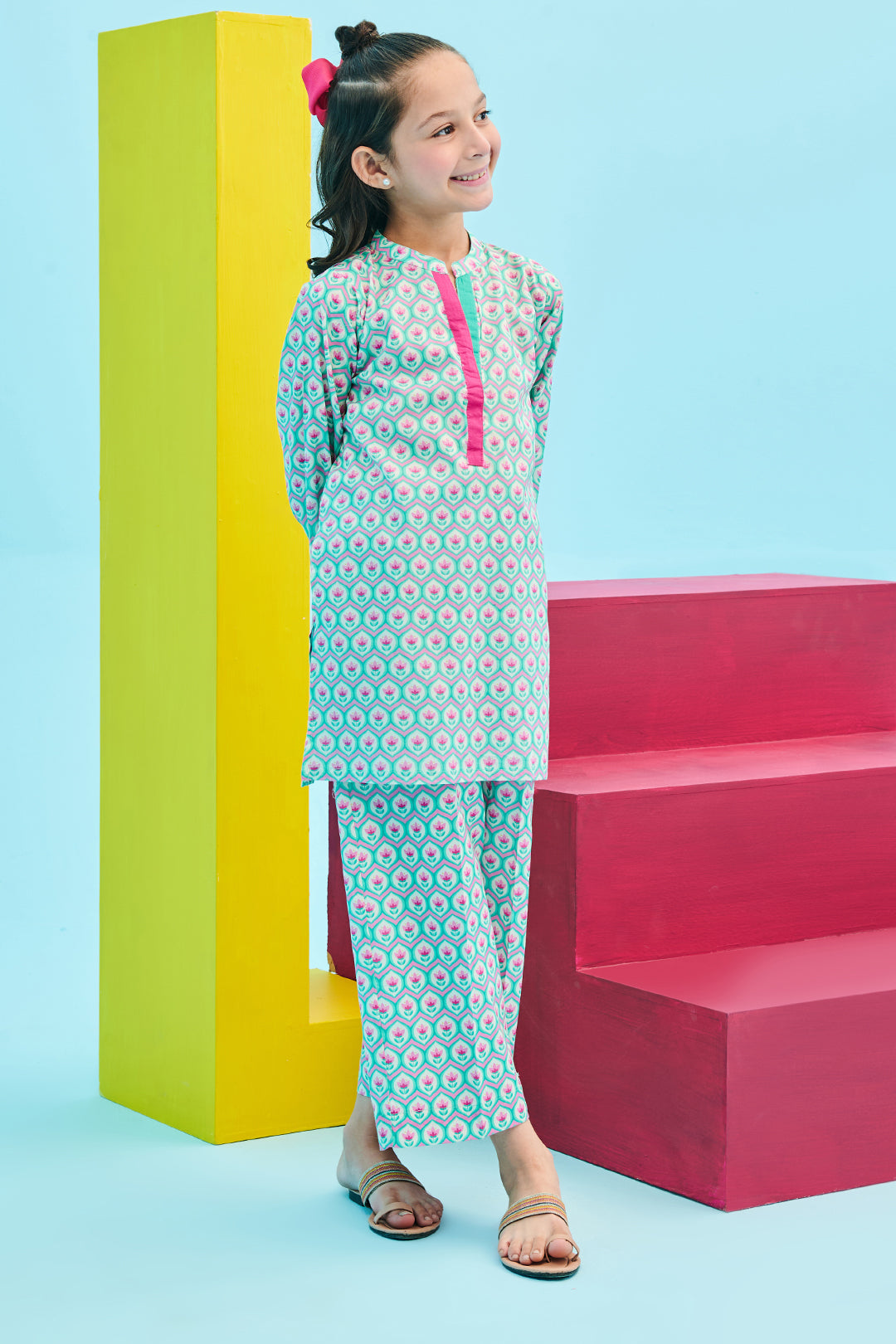 Zellbury Girls | 2 Piece Lawn | Kurta Trouser - 2411