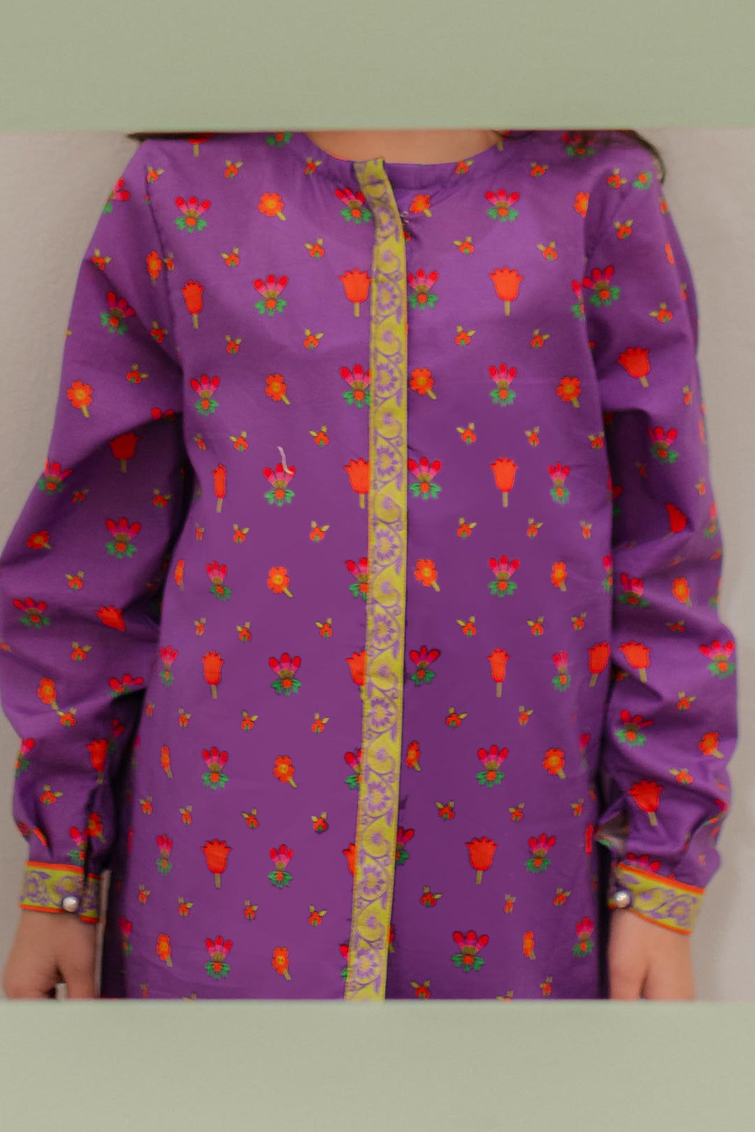 Zellbury Girls | 2 Piece Lawn | Kurta Trouser - 2413