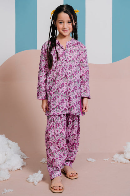 Zellbury Girls | 2 Piece Lawn | Kurta Trouser - 2414