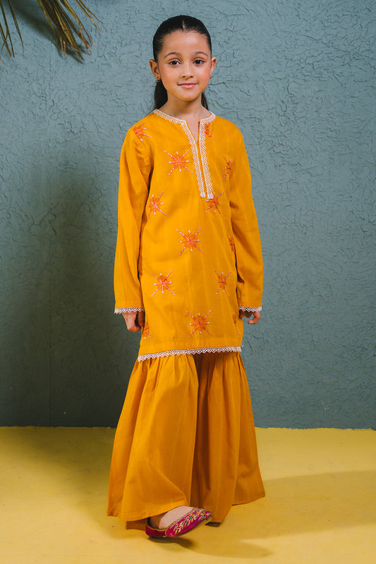Zellbury Girls | 2 Piece Lawn | Embroidered Kurta Trouser - 2465