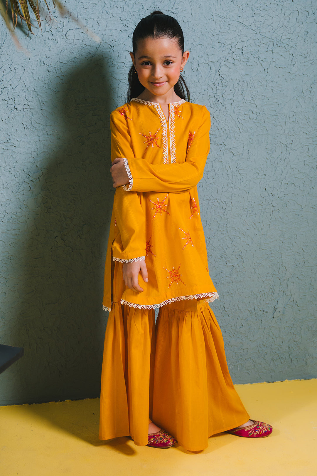 Zellbury Girls | 2 Piece Lawn | Embroidered Kurta Trouser - 2465