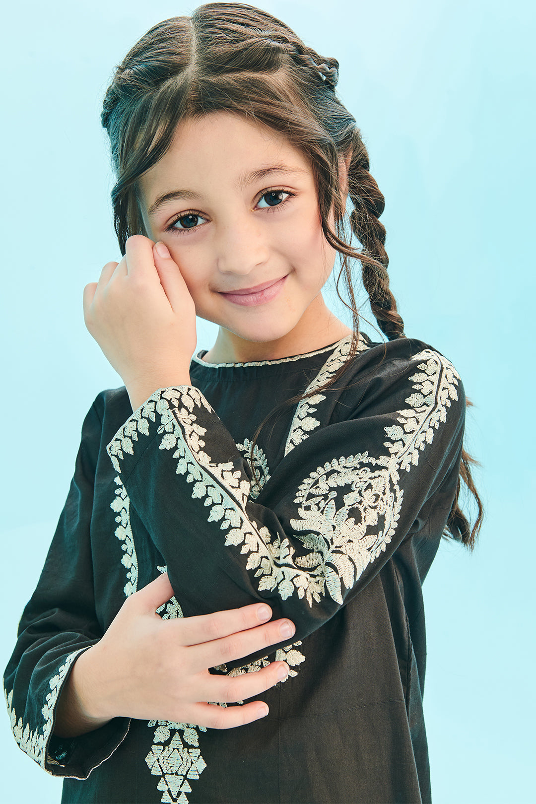 Zellbury Girls | 2 Piece Lawn | Embroidered Kurta Trouser - 2466