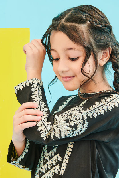 Zellbury Girls | 2 Piece Lawn | Embroidered Kurta Trouser - 2466