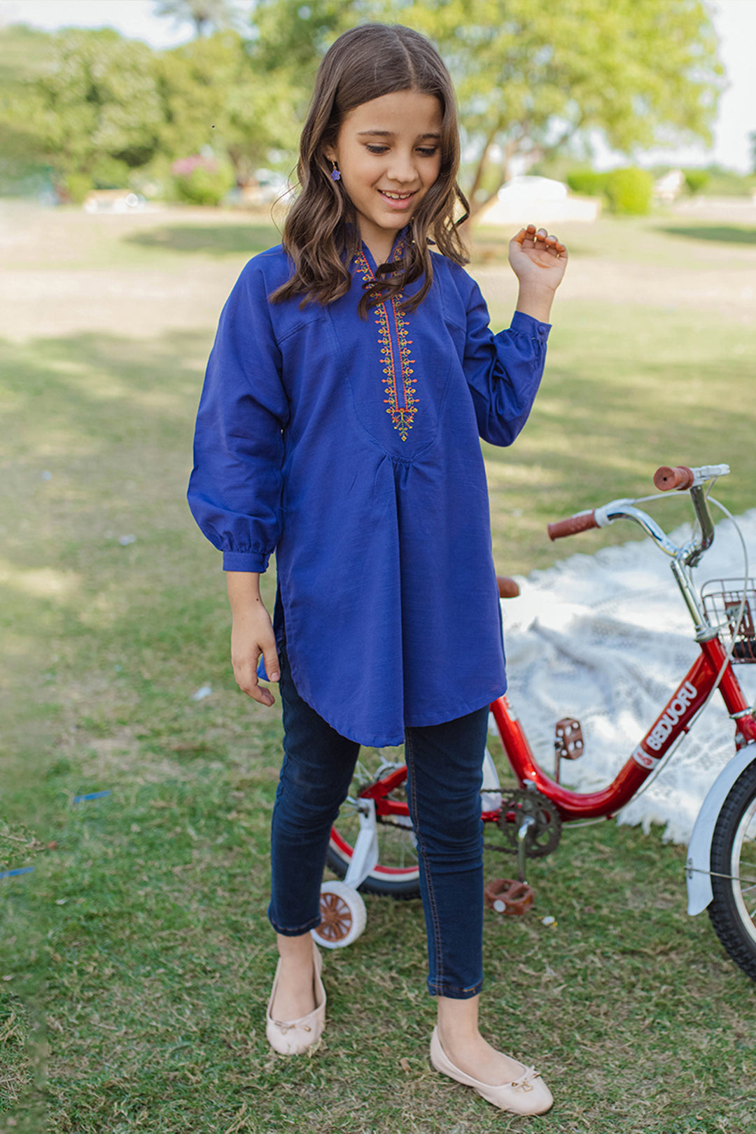 Zellbury Girls | 1 Piece Khaddar | Kurta - 1201