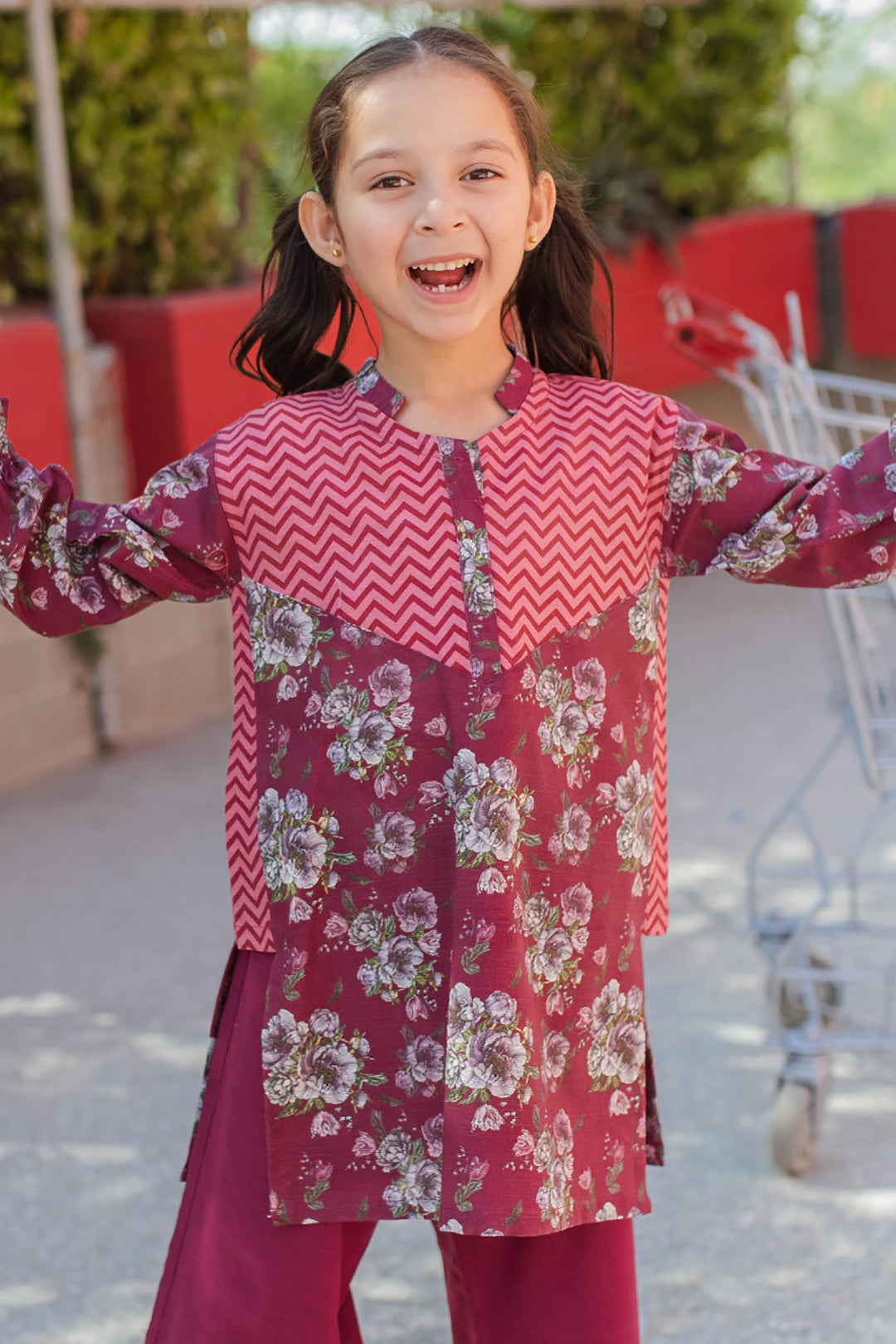 Zellbury Girls | 2 Piece Khaddar | Kurta Trouser - 2222