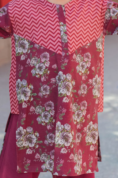 Zellbury Girls | 2 Piece Khaddar | Kurta Trouser - 2222