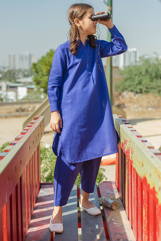 Zellbury Girls | 2 Piece Khaddar | Kurta Trouser - 2233