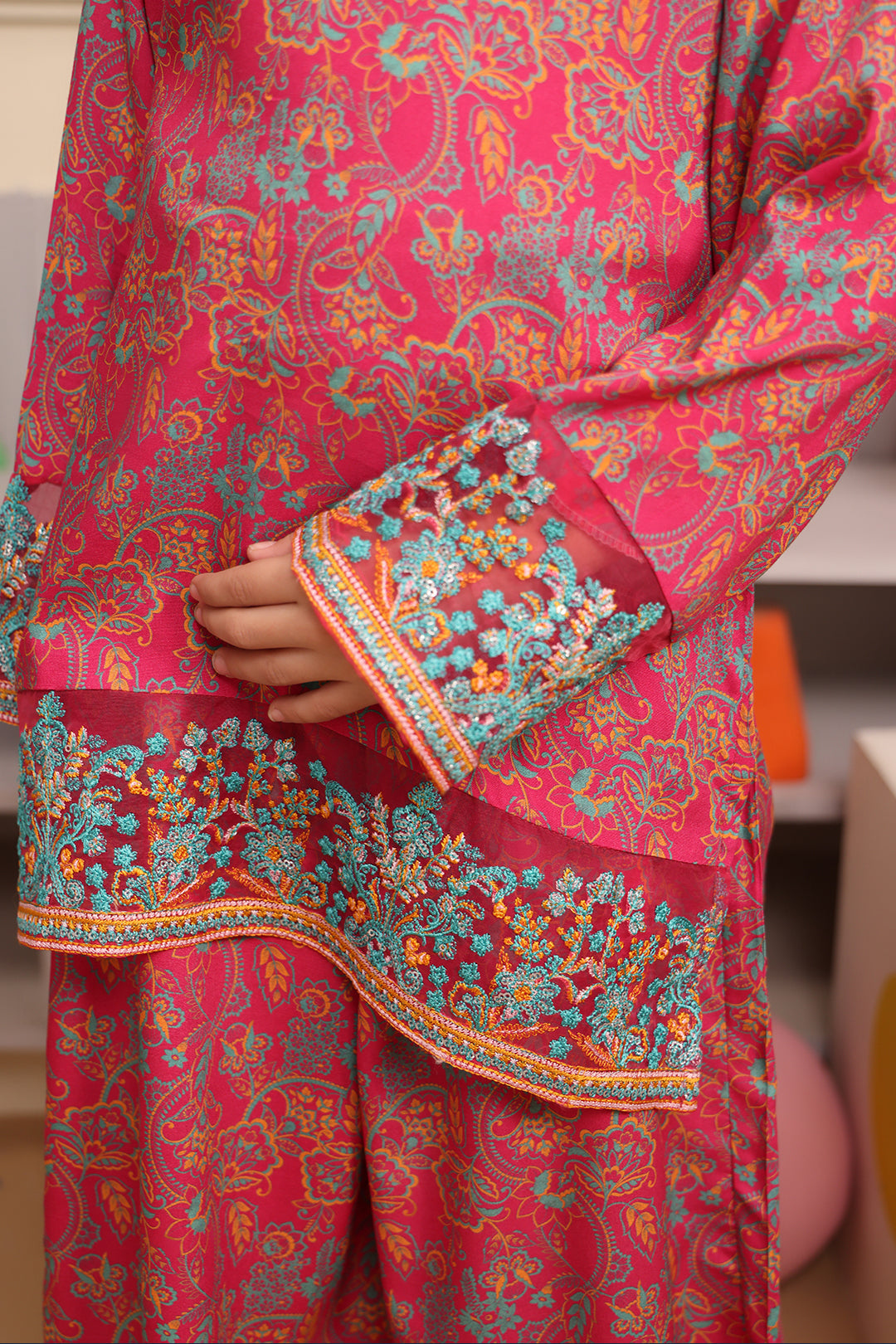 Zellbury Girls | 2 Piece Viscose | Embroidered Kurta Trouser - 2730