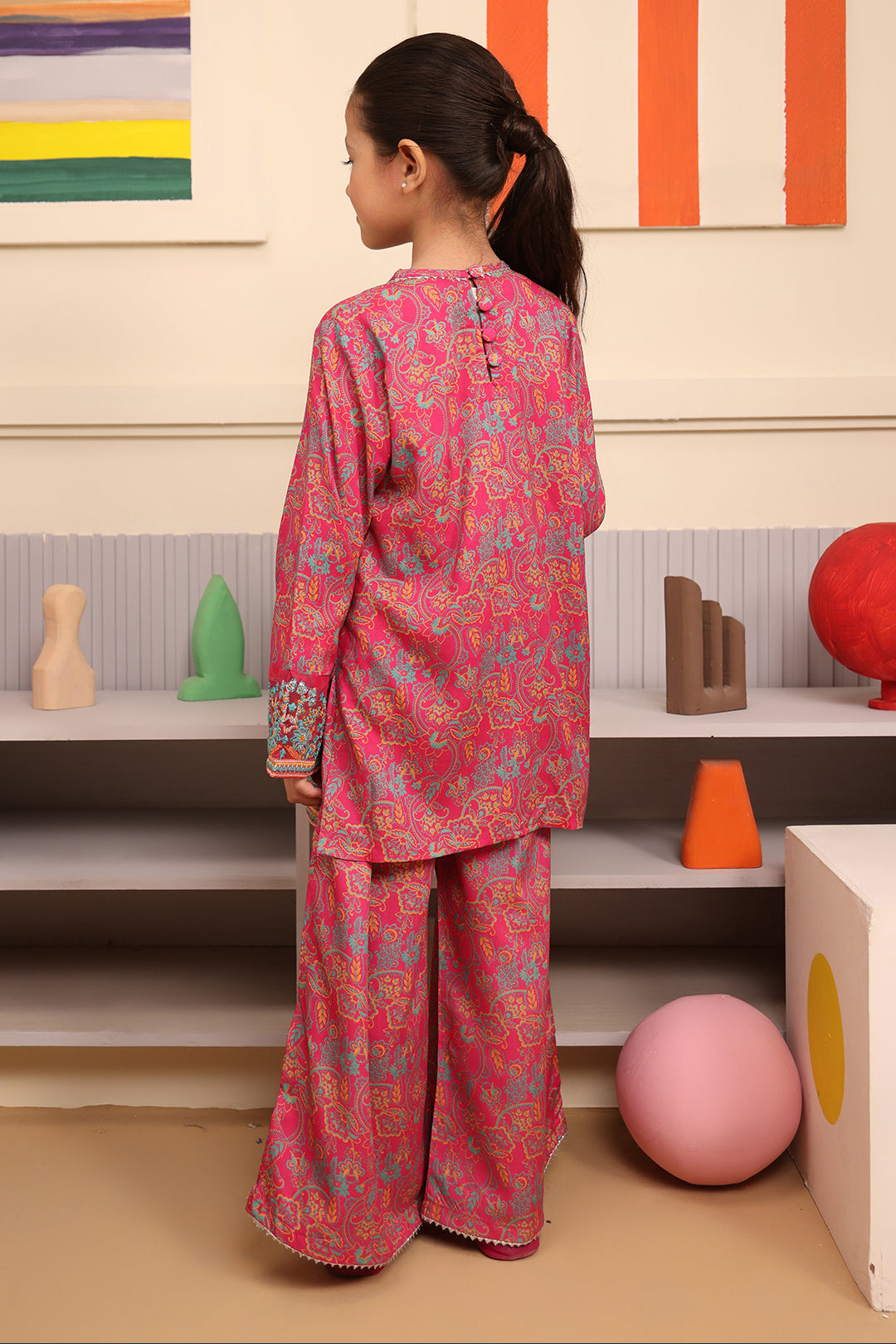 Zellbury Girls | 2 Piece Viscose | Embroidered Kurta Trouser - 2730