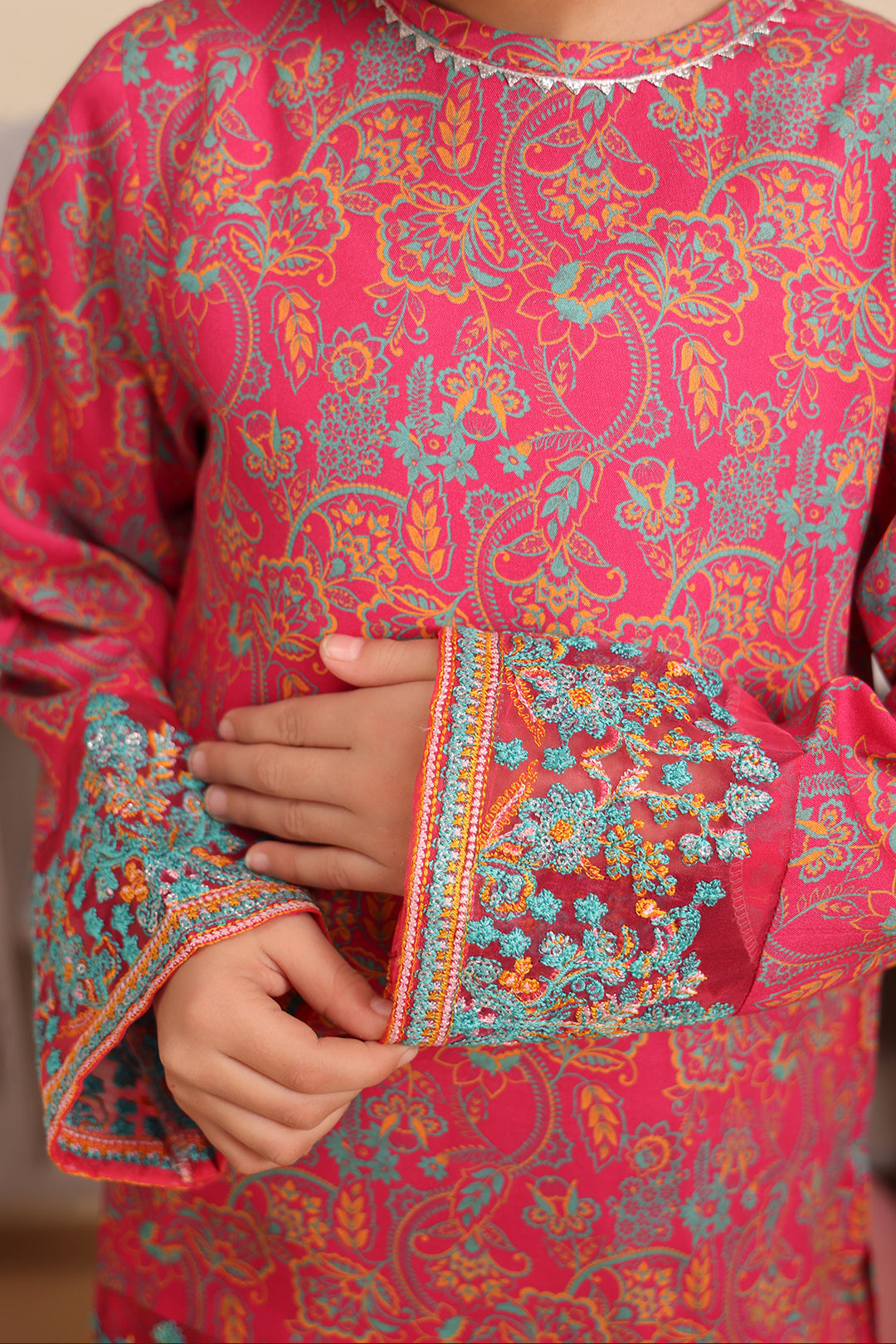 Zellbury Girls | 2 Piece Viscose | Embroidered Kurta Trouser - 2730