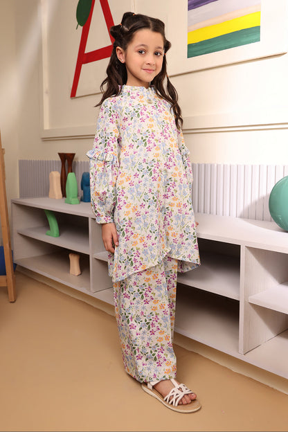 Zellbury Girls | 2 Piece Khaddar | Kurta Trouser - 2741
